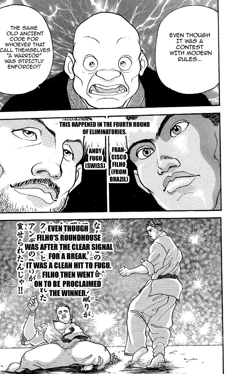 Grappler Baki Chapter 227 page 13 - Chapter 227: The Four Cardinals Behavior, An All-Out Attack!!