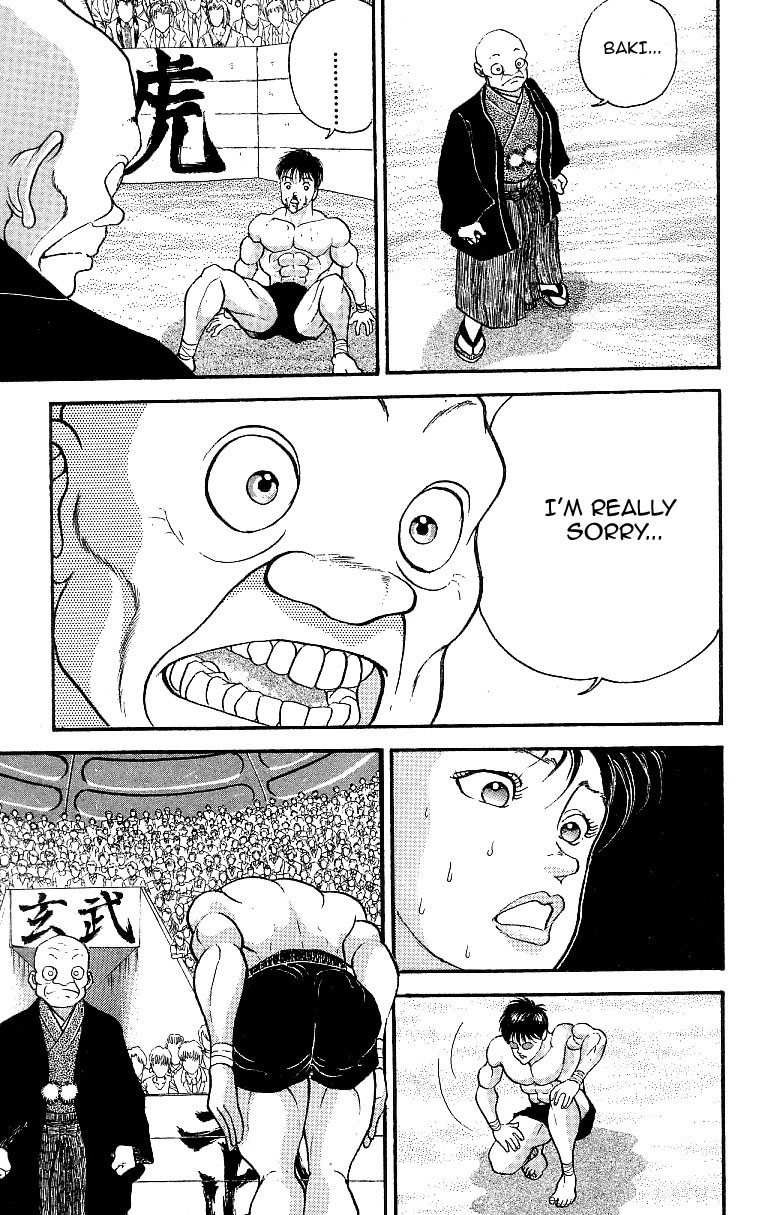 Grappler Baki Chapter 227 page 15 - Chapter 227: The Four Cardinals Behavior, An All-Out Attack!!
