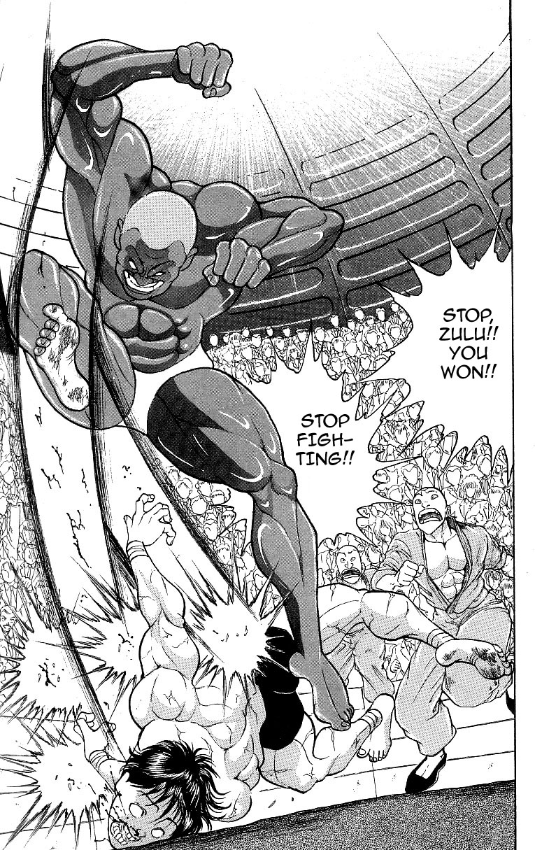 Grappler Baki Chapter 227 page 3 - Chapter 227: The Four Cardinals Behavior, An All-Out Attack!!
