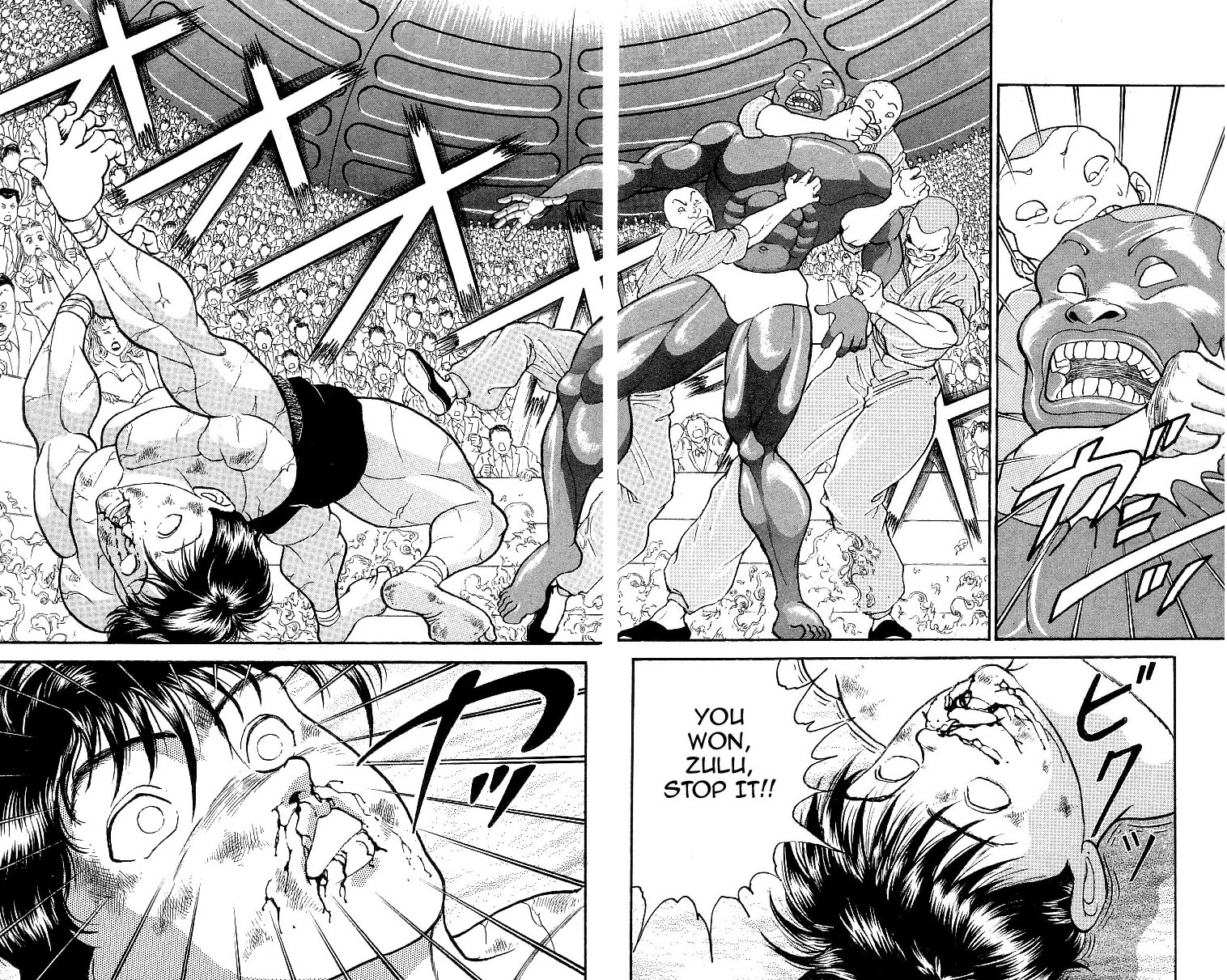 Grappler Baki Chapter 227 page 4 - Chapter 227: The Four Cardinals Behavior, An All-Out Attack!!