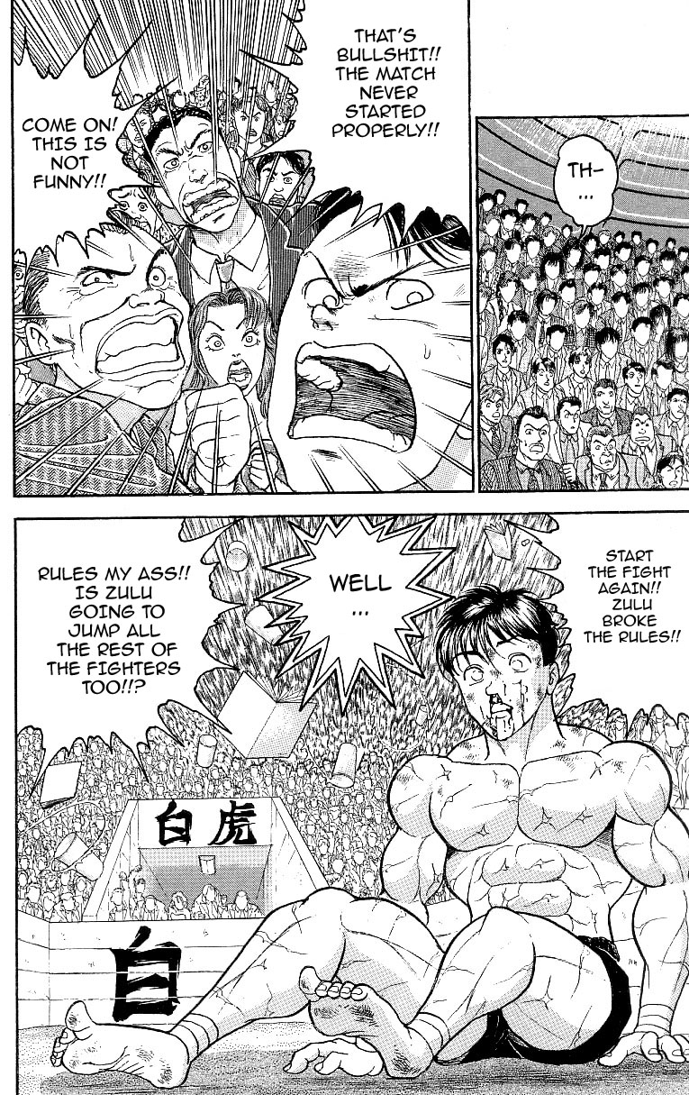 Grappler Baki Chapter 227 page 7 - Chapter 227: The Four Cardinals Behavior, An All-Out Attack!!