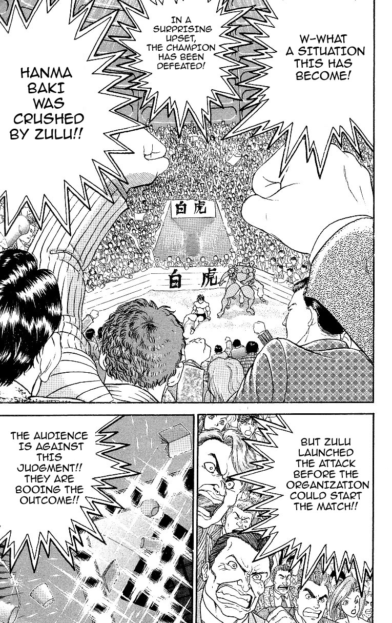 Grappler Baki Chapter 227 page 8 - Chapter 227: The Four Cardinals Behavior, An All-Out Attack!!