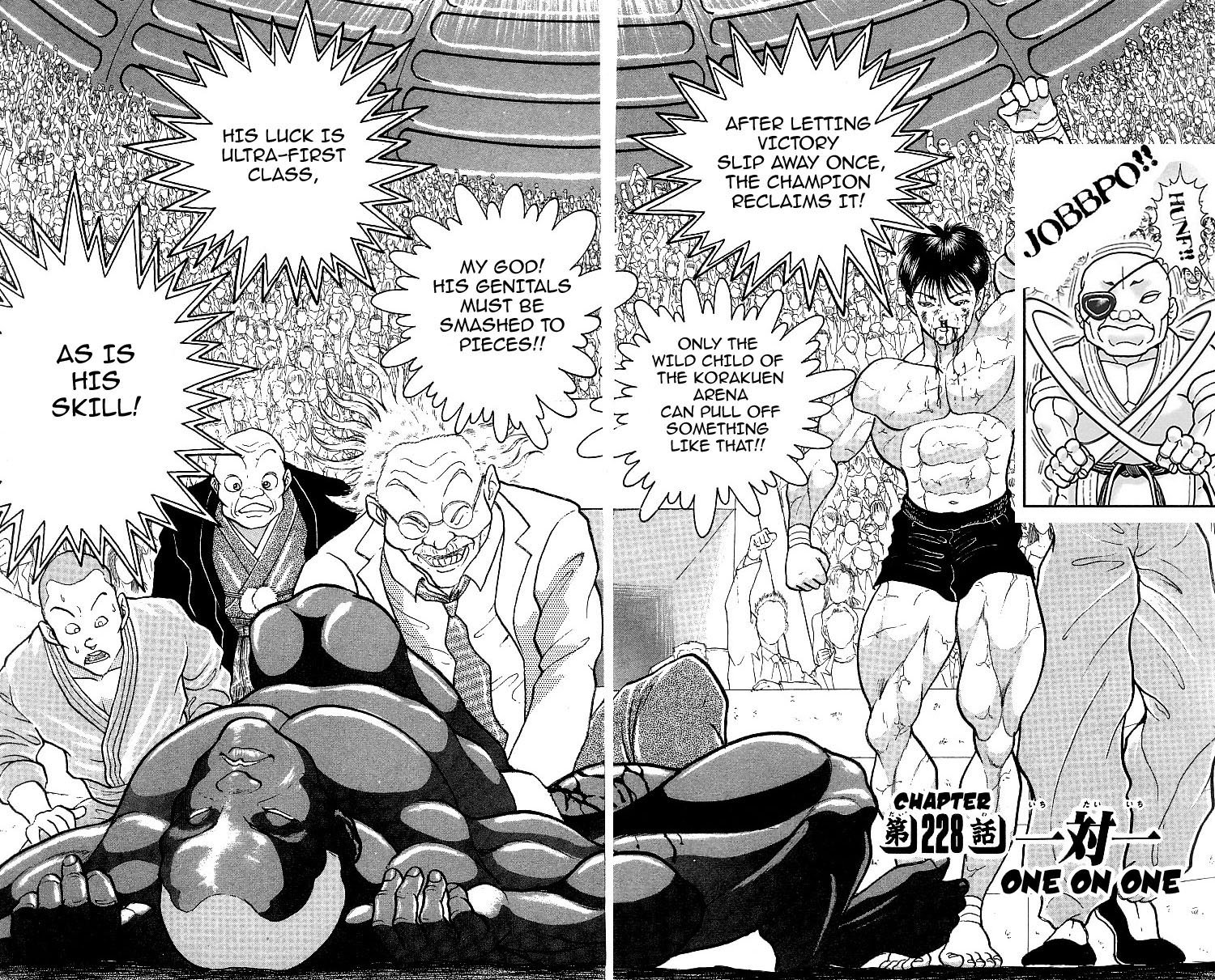 Grappler Baki Chapter 228 page 2 - Chapter 228: One on One