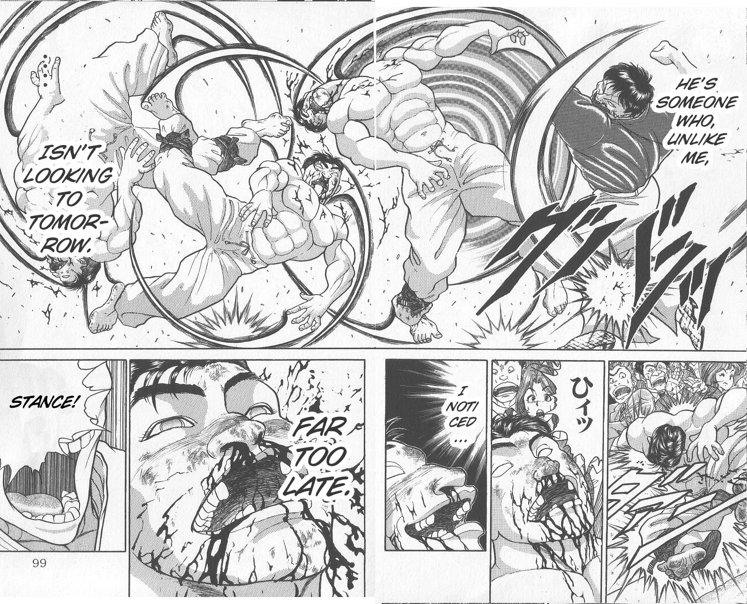 Grappler Baki Chapter 243 page 8 - Chapter 243: I Can Become Stronger