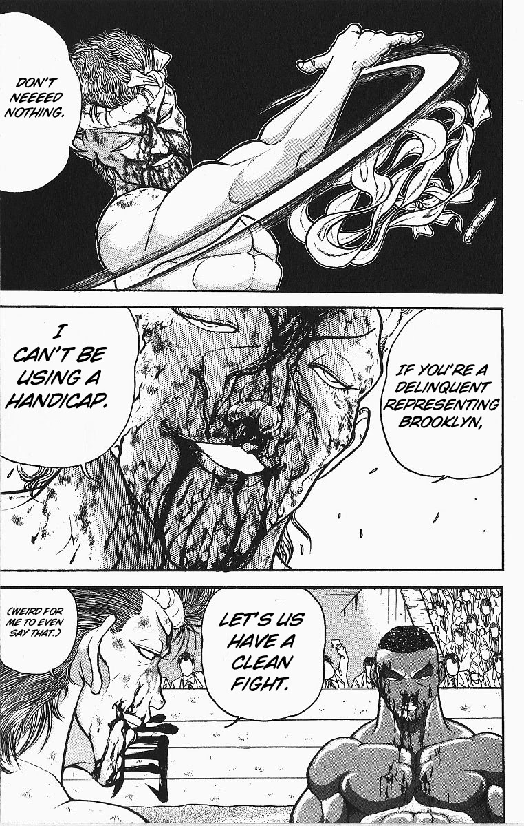 Grappler Baki Chapter 253 page 11 - Chapter 253: Delinquent Champion - The Decisive Battle