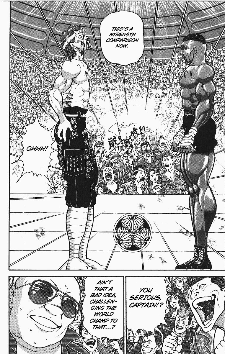 Grappler Baki Chapter 253 page 12 - Chapter 253: Delinquent Champion - The Decisive Battle