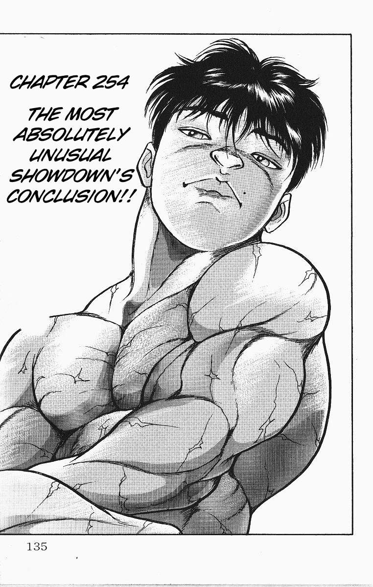 Grappler Baki Chapter 254 page 1 - Chapter 254: The Most Absolutely Unusual Showdown's Conclusion