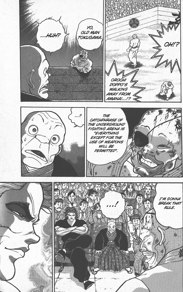 Grappler Baki Chapter 269 page 3 - Chapter 269: The Horror of Budou Karate