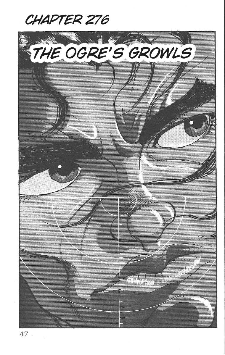 Grappler Baki Chapter 276 page 1 - Chapter 276: The Ogre's Growls