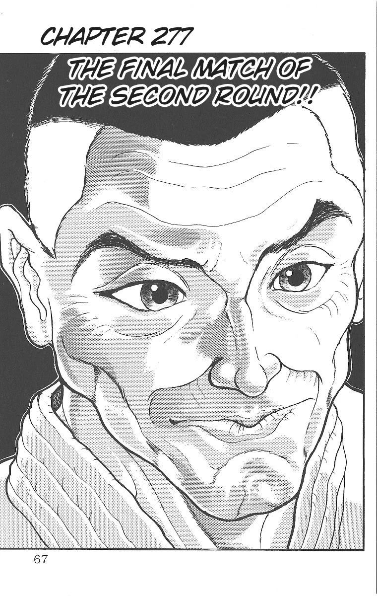 Grappler Baki Chapter 277 page 1 - Chapter 277: The Final Match of the Second Round