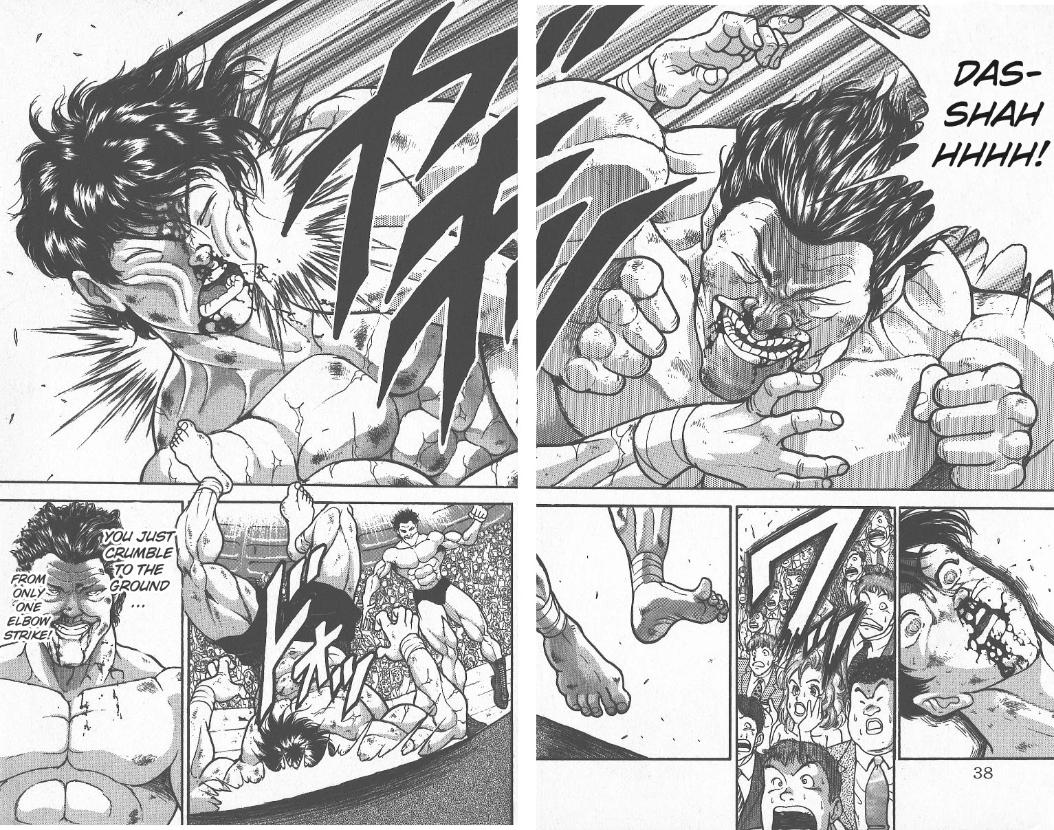 Grappler Baki Chapter 284 page 12 - Chapter 284: The Fighter and the Pro Wrestler