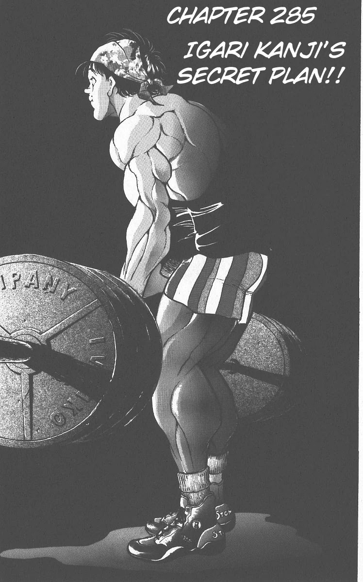 Grappler Baki Chapter 285 page 1 - Chapter 285: Igari Kanji's Secret Plan