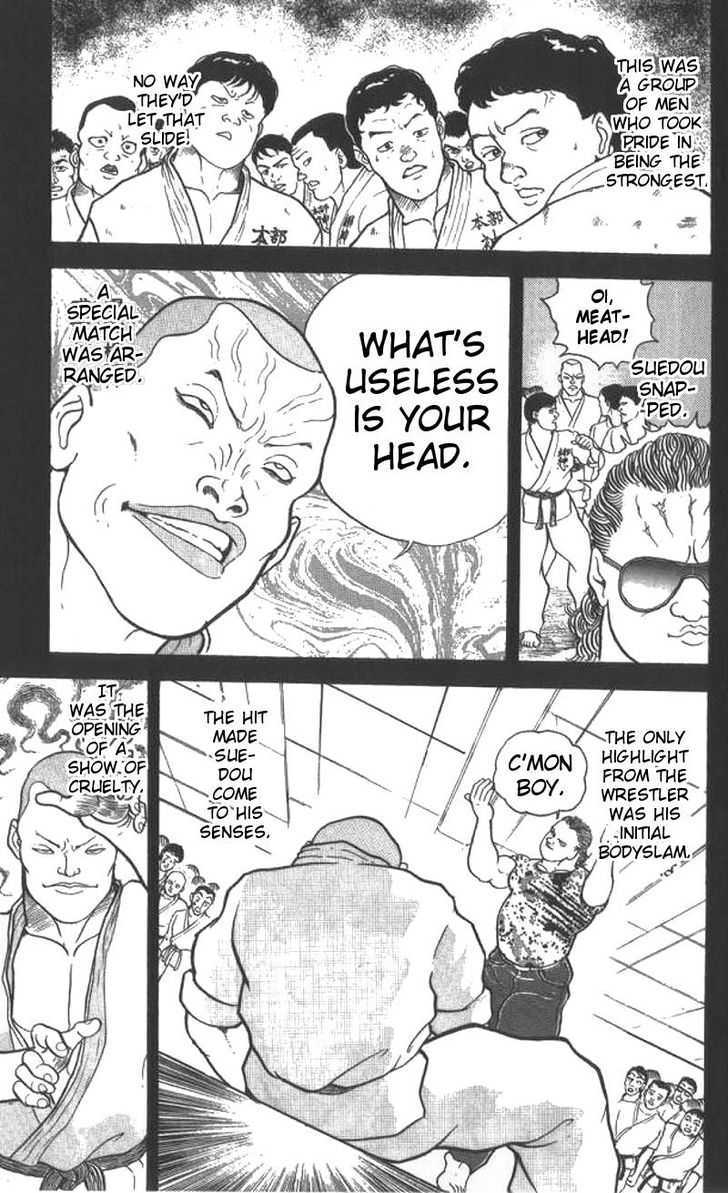 Grappler Baki Chapter 3 page 13 - Chapter 3 : Suedou's Degree of Danger