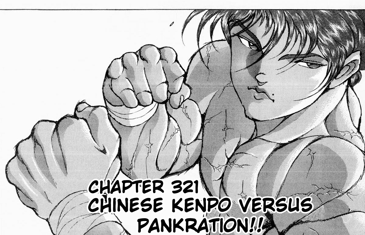 Grappler Baki Chapter 321 page 1 - Chapter 321: Chinese Kenpo Versus Pankration