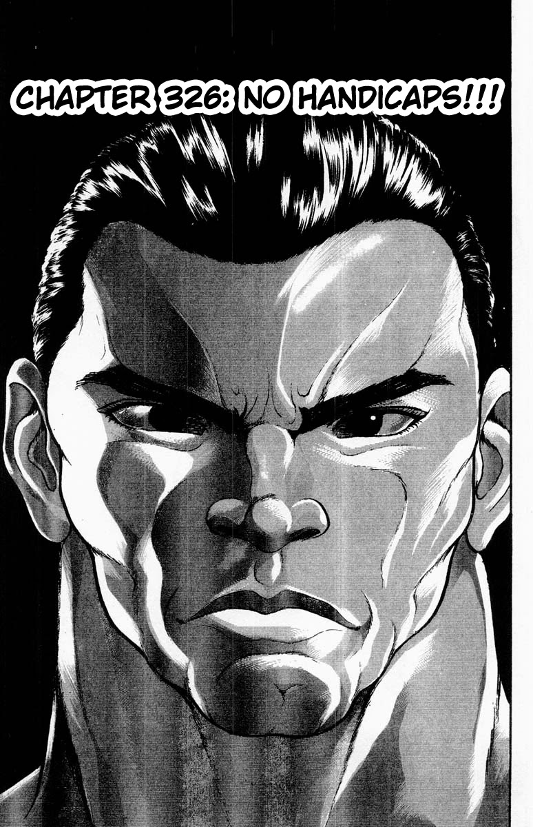 Grappler Baki Chapter 326 page 1 - Chapter 326: No Handicaps