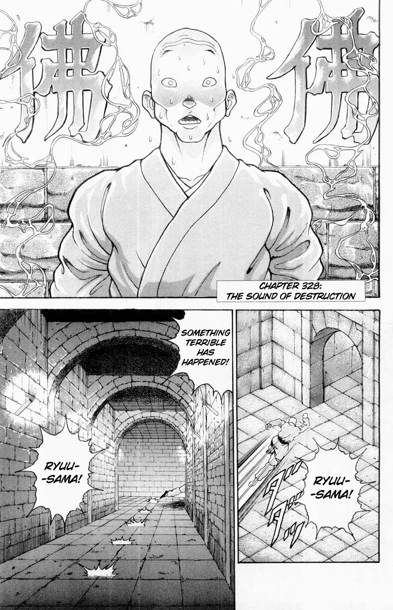 Grappler Baki Chapter 328 page 1 - Chapter 328: The Sound of Destruction