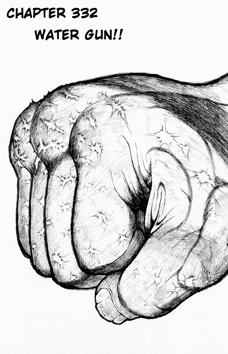 Grappler Baki Chapter 332 page 1 - Chapter 332: Water Gun