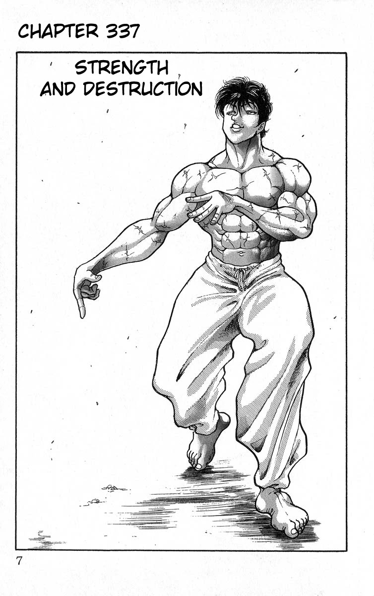 Grappler Baki Chapter 337 page 1 - Chapter 337: Strength and Destruction