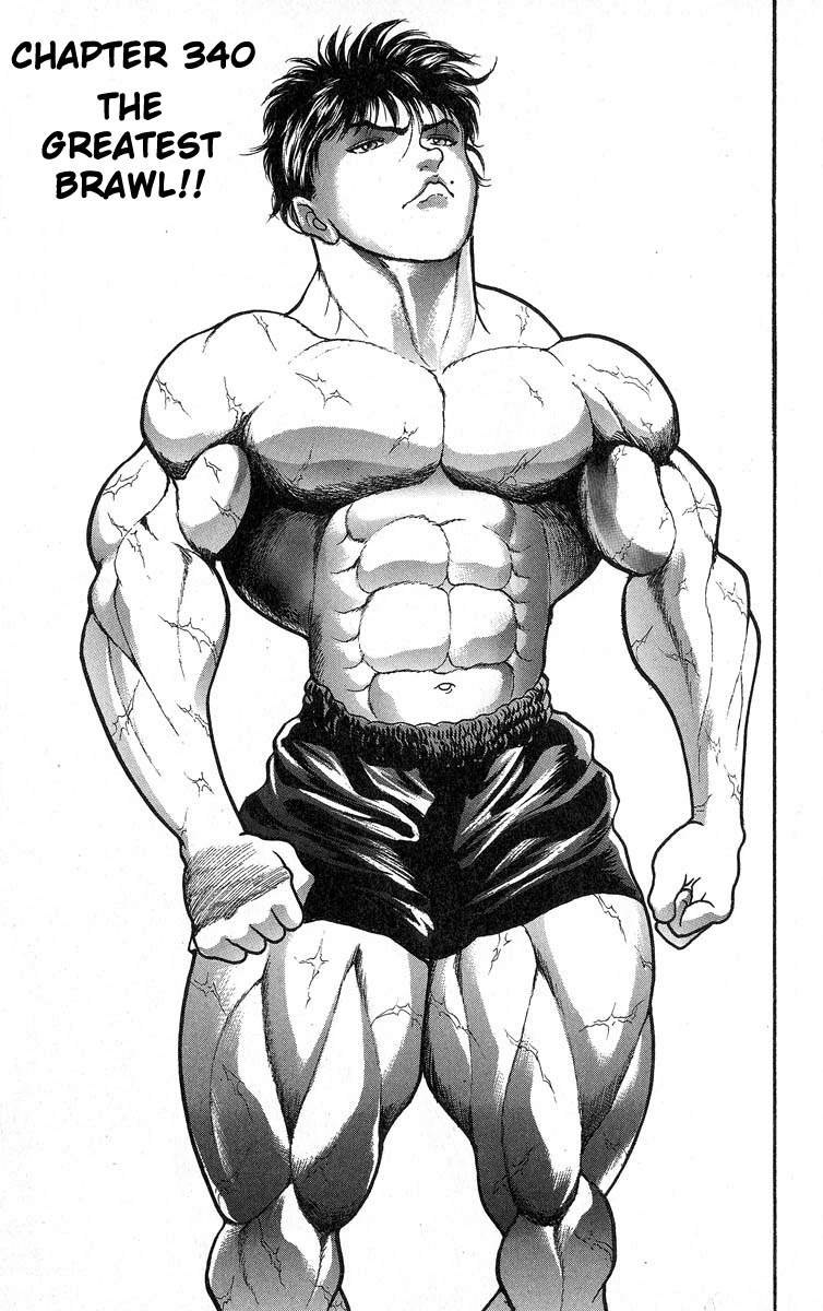Grappler Baki Chapter 340 page 1 - Chapter 340: The Greatest Brawl