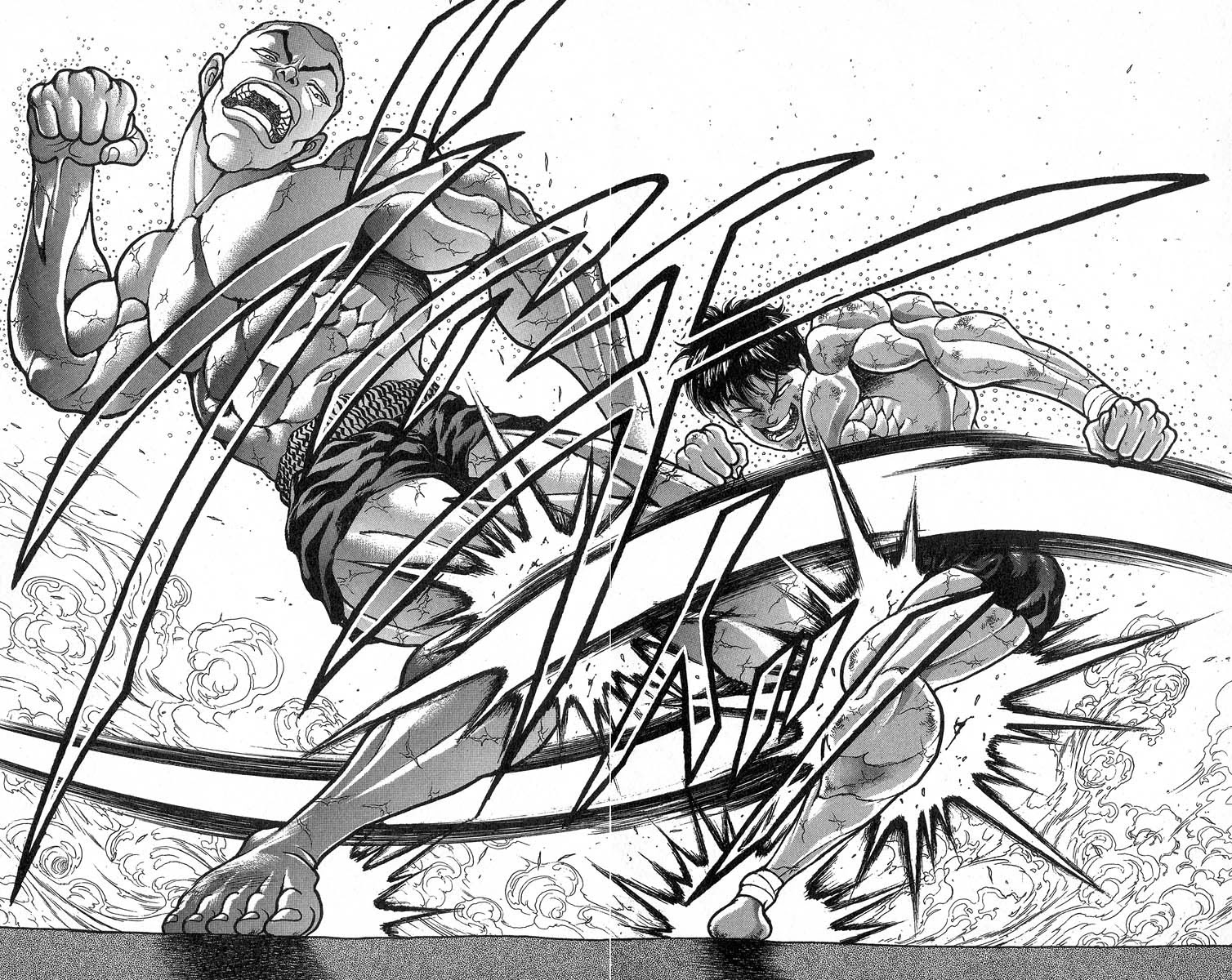 Grappler Baki Chapter 343 page 6 - Chapter 343: The Spray of the Death Match