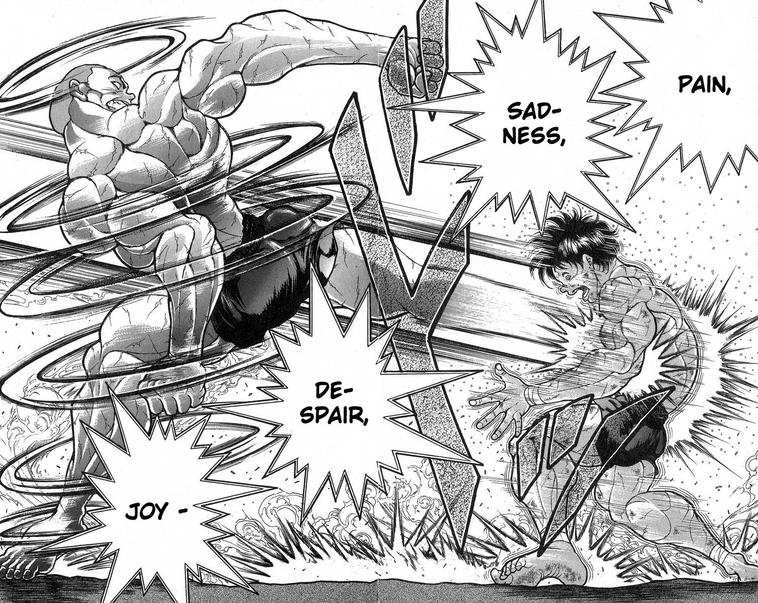 Grappler Baki Chapter 343 page 9 - Chapter 343: The Spray of the Death Match