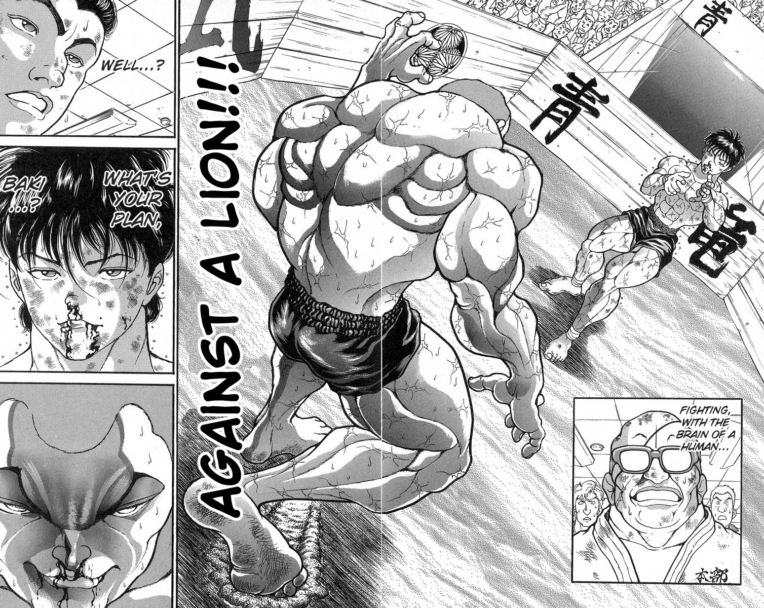 Grappler Baki Chapter 345 page 9 - Chapter 345: Two-Legged Lion