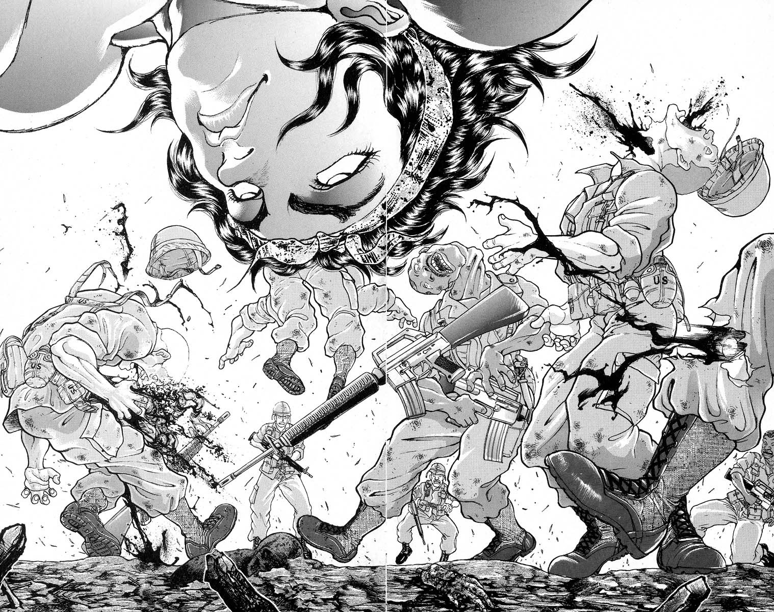 Grappler Baki Chapter 347 page 13 - Chapter 347: Secret War in Vietnam 1