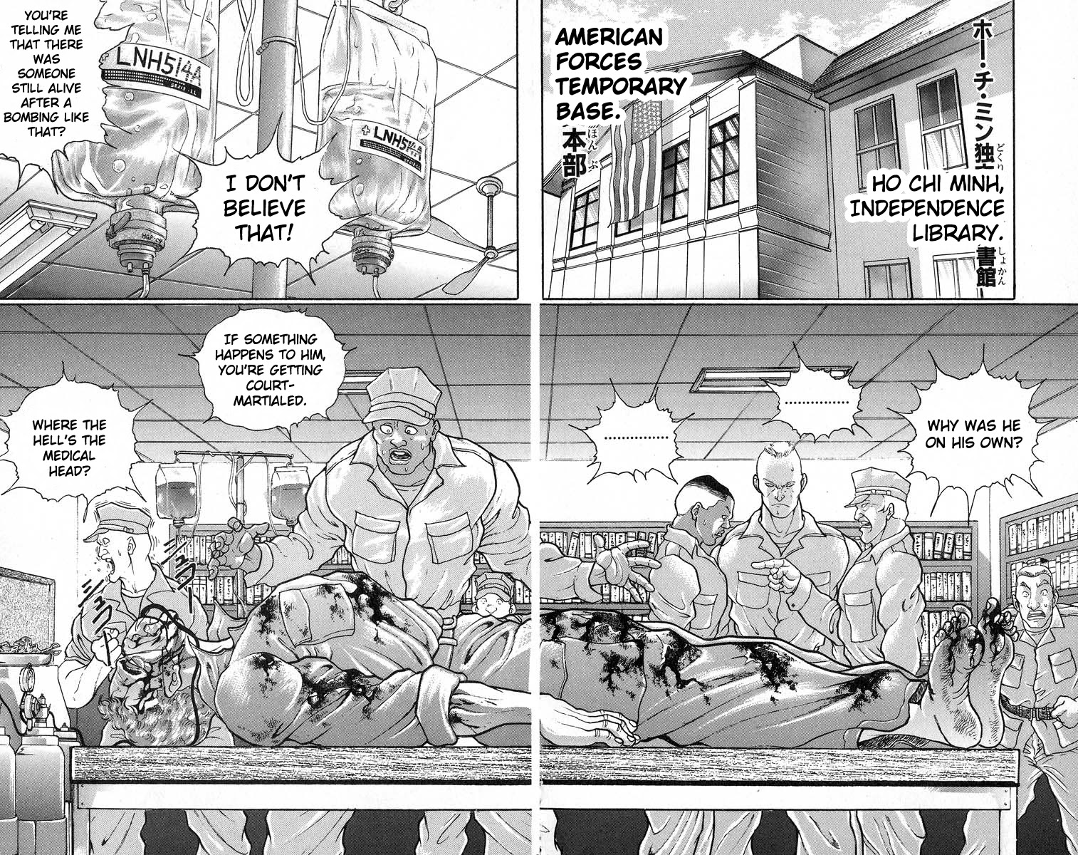 Grappler Baki Chapter 350 page 14 - Chapter 350: Secret War in Vietnam 4