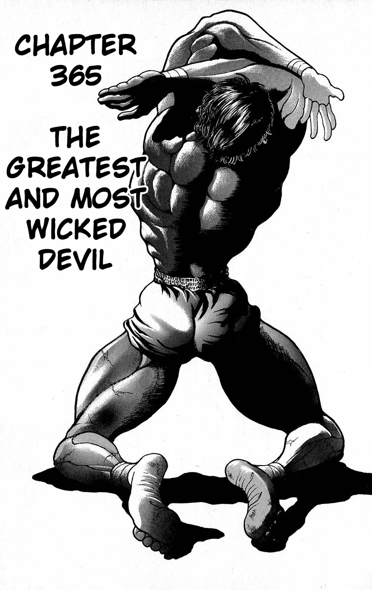 Grappler Baki Chapter 365 page 1 - Chapter 365: The Greatest and Most Wicked Devil