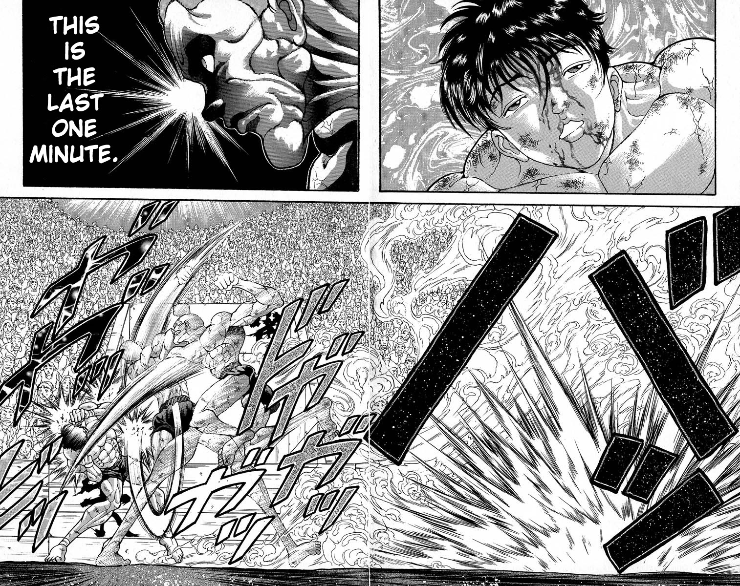 Grappler Baki Chapter 366 page 8 - Chapter 366: Last One Minute
