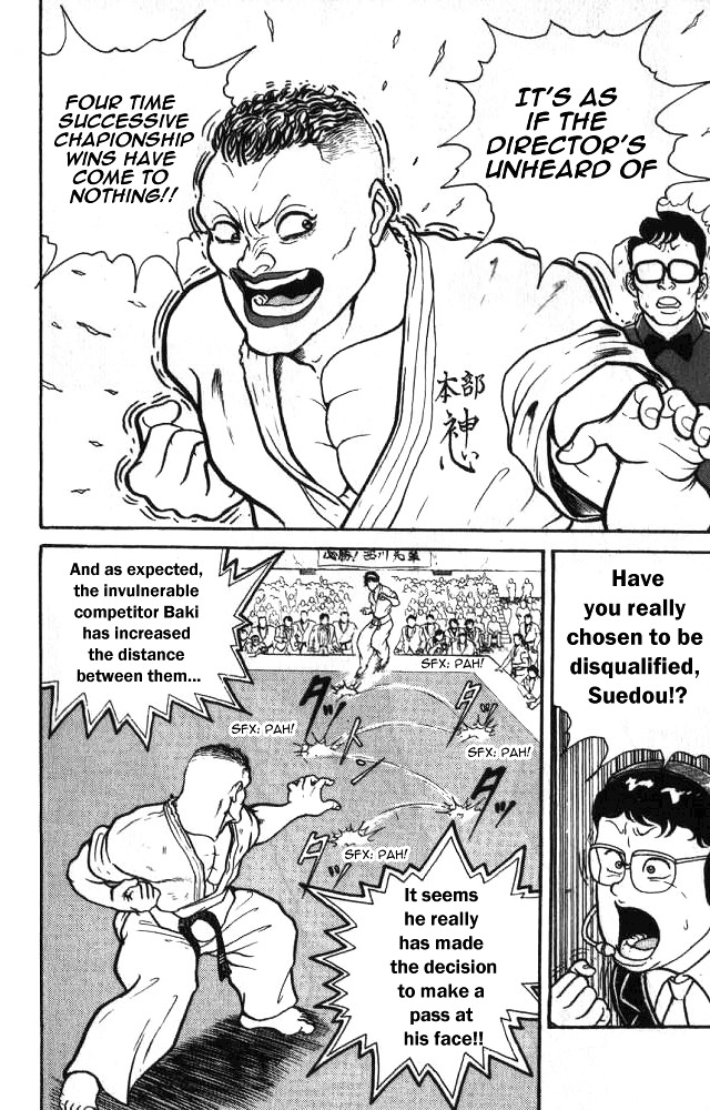 Grappler Baki Chapter 5 page 17 - Chapter 5 : Aim for the Face!!