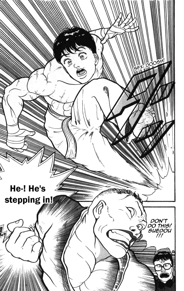 Grappler Baki Chapter 5 page 18 - Chapter 5 : Aim for the Face!!