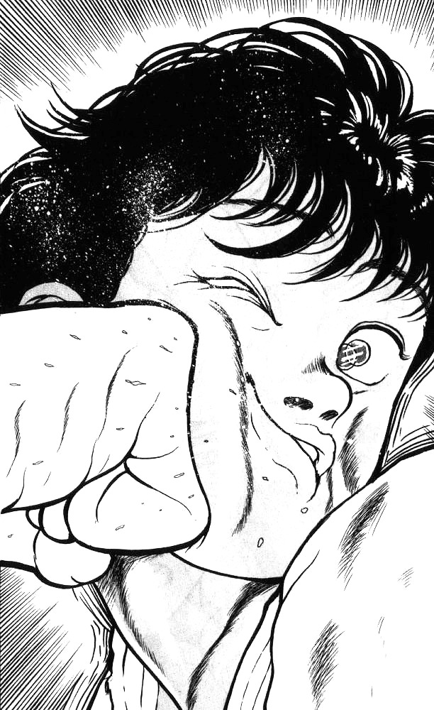 Grappler Baki Chapter 5 page 19 - Chapter 5 : Aim for the Face!!