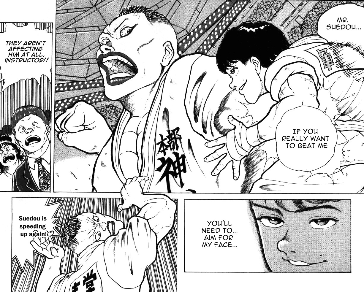 Grappler Baki Chapter 5 page 2 - Chapter 5 : Aim for the Face!!