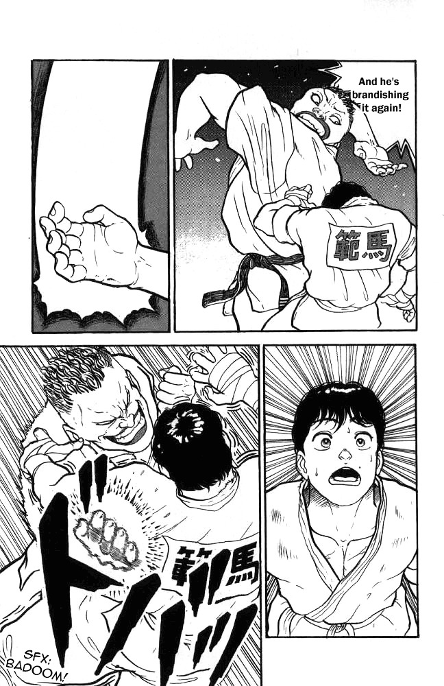 Grappler Baki Chapter 5 page 4 - Chapter 5 : Aim for the Face!!