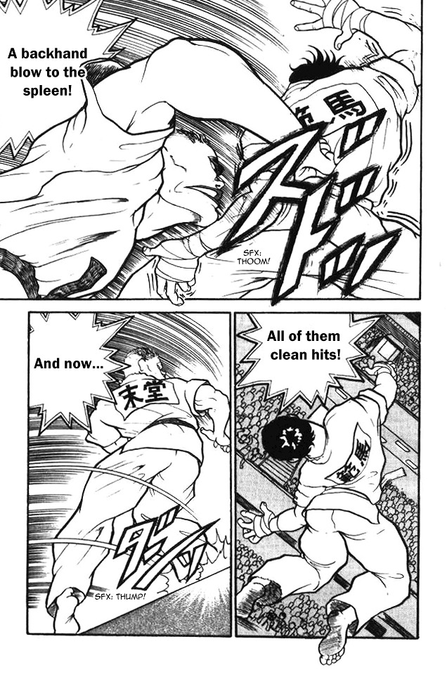 Grappler Baki Chapter 5 page 6 - Chapter 5 : Aim for the Face!!