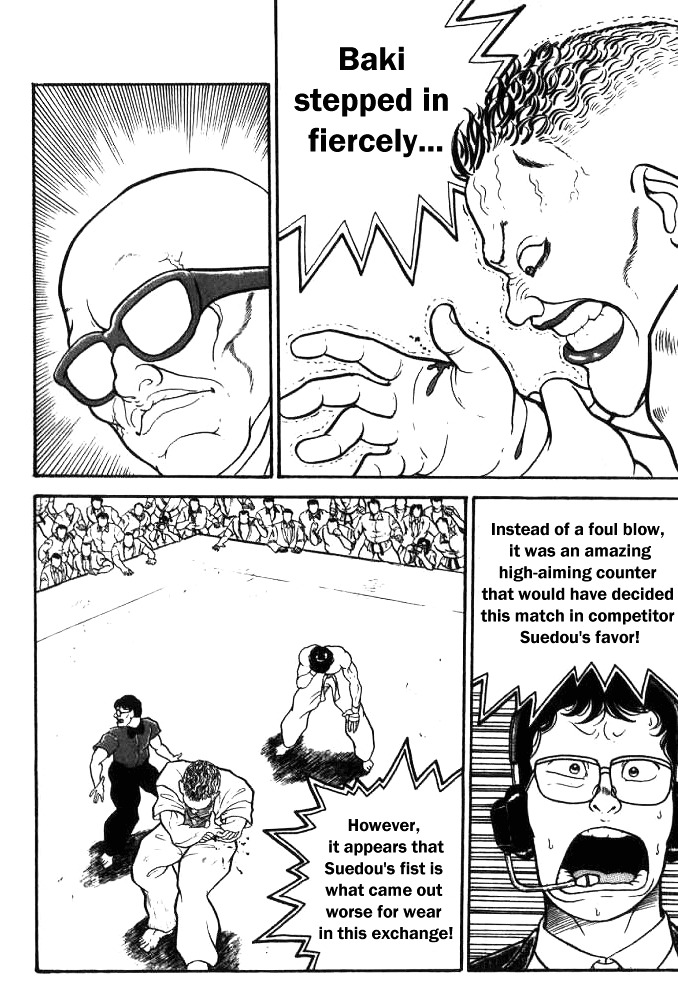 Grappler Baki Chapter 6 page 6 - Chapter 6 : Last Rush!!