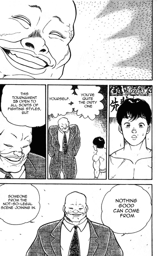 Grappler Baki Chapter 7 page 10 - Chapter 7 : Head of God's Mind Hall: Orochi Doppo