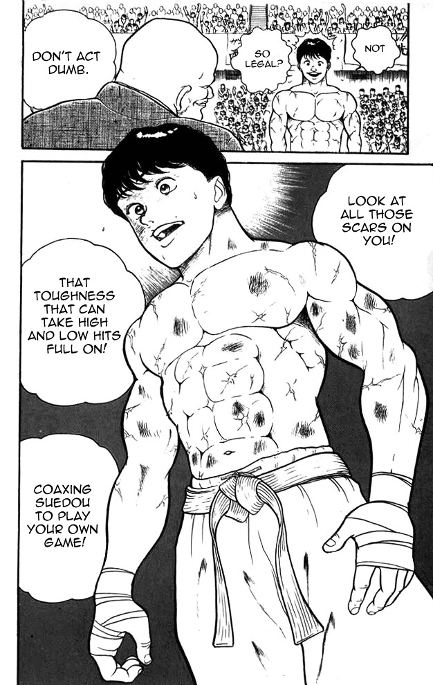 Grappler Baki Chapter 7 page 11 - Chapter 7 : Head of God's Mind Hall: Orochi Doppo