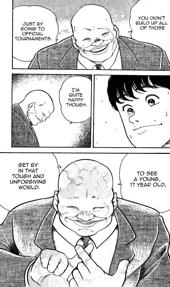 Grappler Baki Chapter 7 page 12 - Chapter 7 : Head of God's Mind Hall: Orochi Doppo