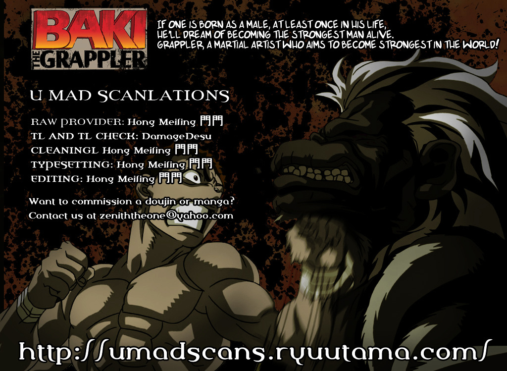 Grappler Baki Chapter 7 page 20 - Chapter 7 : Head of God's Mind Hall: Orochi Doppo