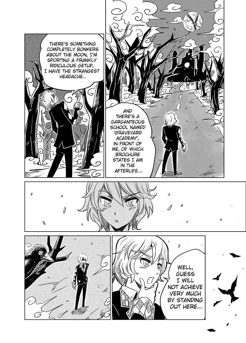 Graveyard Academy Chapter 1 page 7 - Chapter 1 : Good Morning, Good Afternoon, Good Evening, or Good Night!