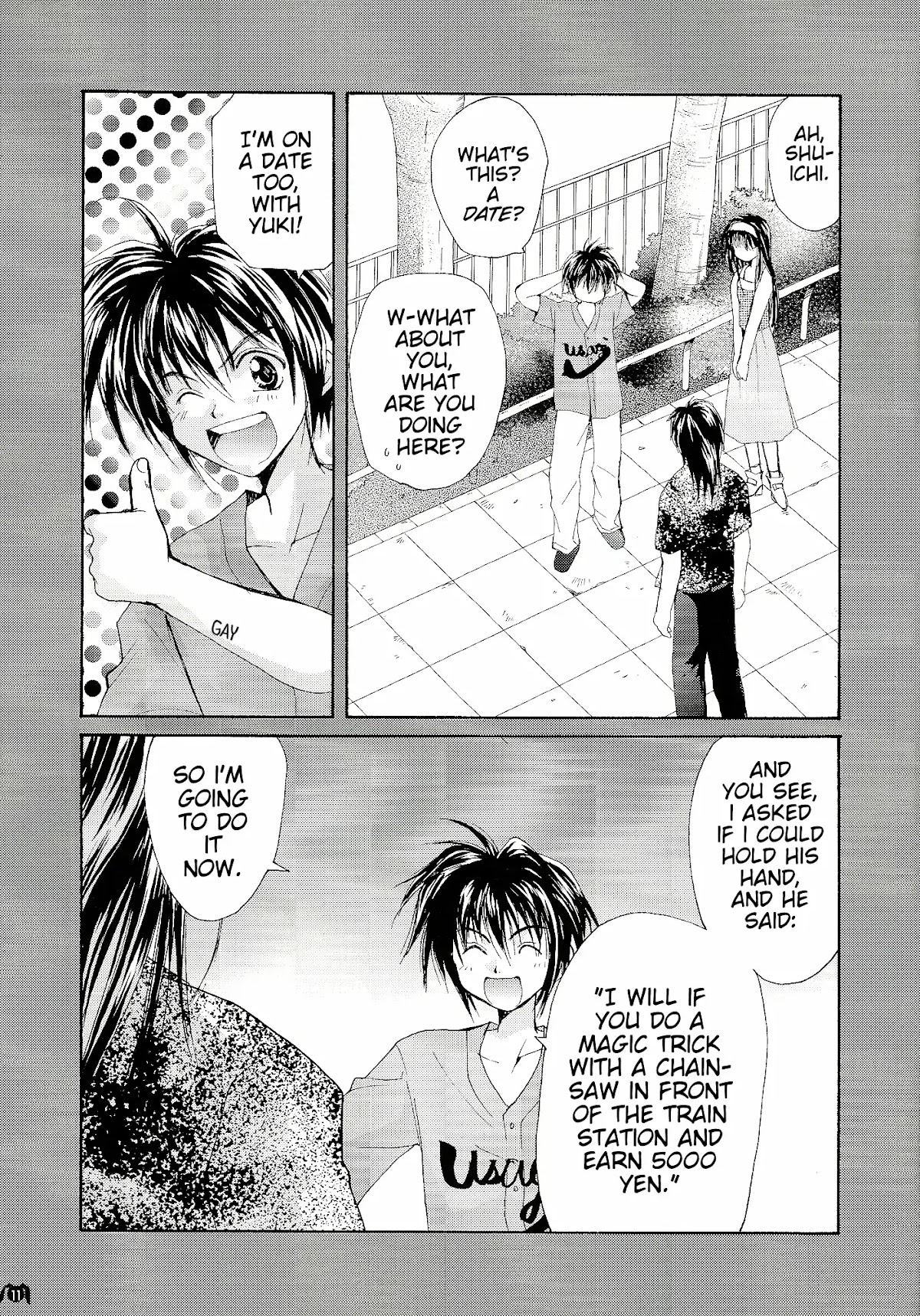 Gravitation Chapter 54.5 page 13 - Chapter 54.5: TV Series Bonus Booklet: Track 1000000
