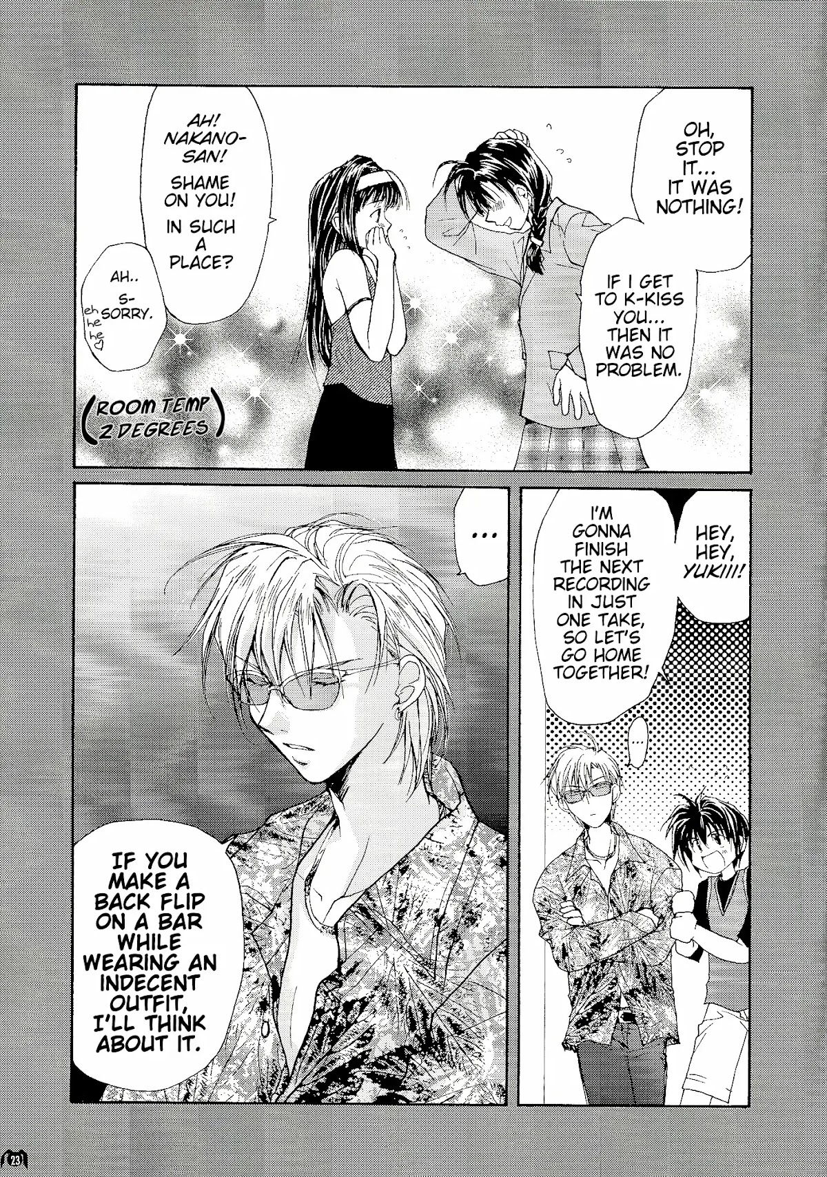 Gravitation Chapter 54.5 page 25 - Chapter 54.5: TV Series Bonus Booklet: Track 1000000