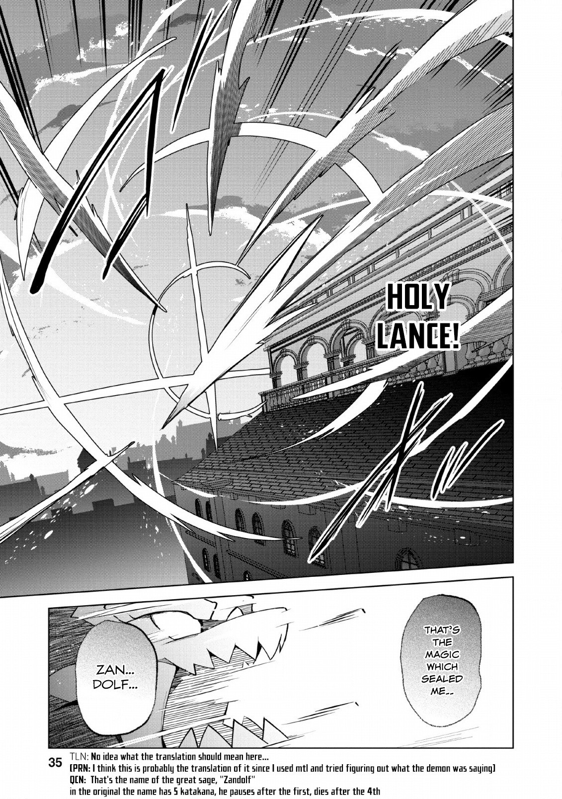 Great Dragon Can be Defeated With Bare Hands, But Isn't This a Common Sense? Chapter 11 page 34 - Chapter 11