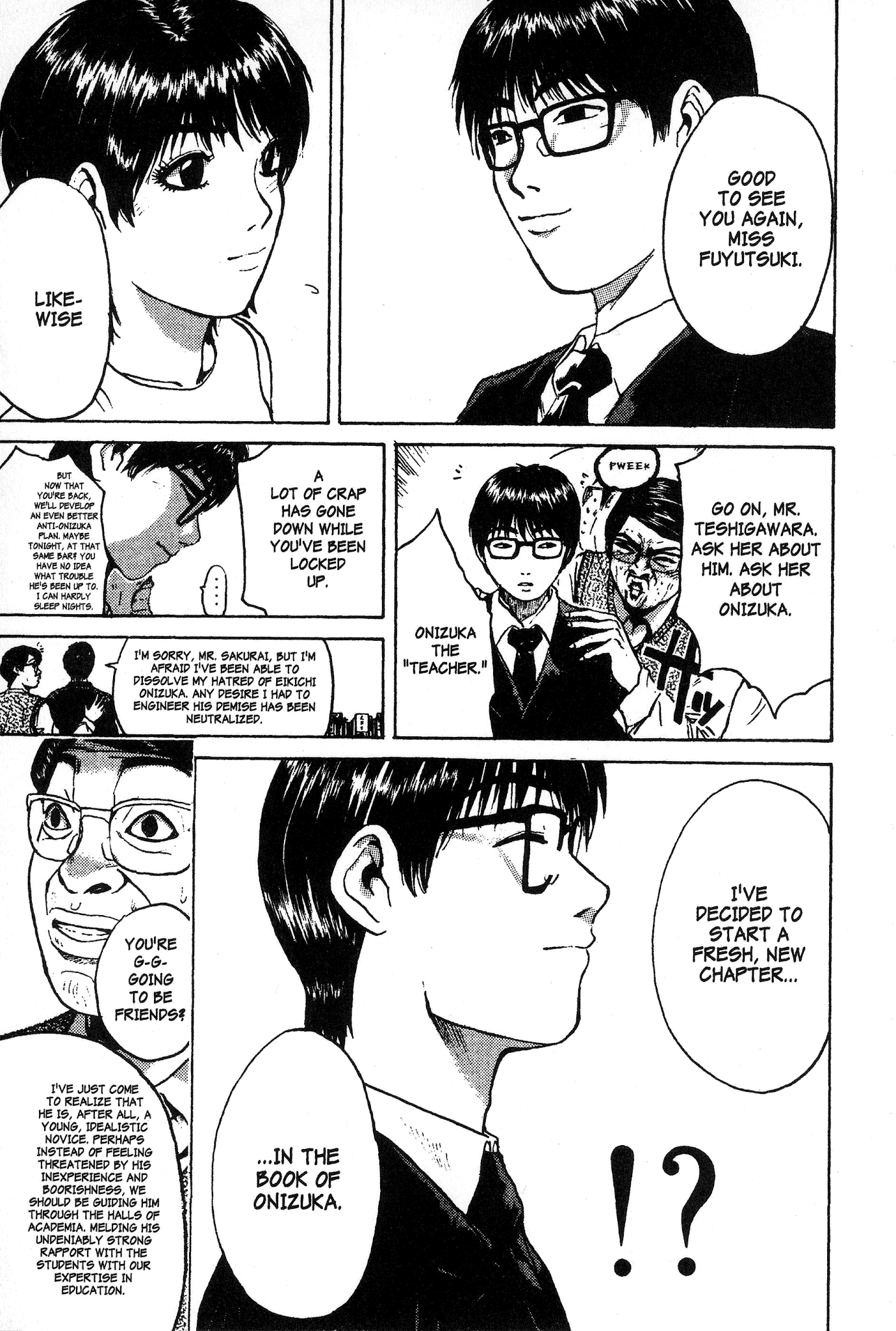 Great Teacher Onizuka Chapter 109 page 12 - Chapter 109: The Return of Teshigawara