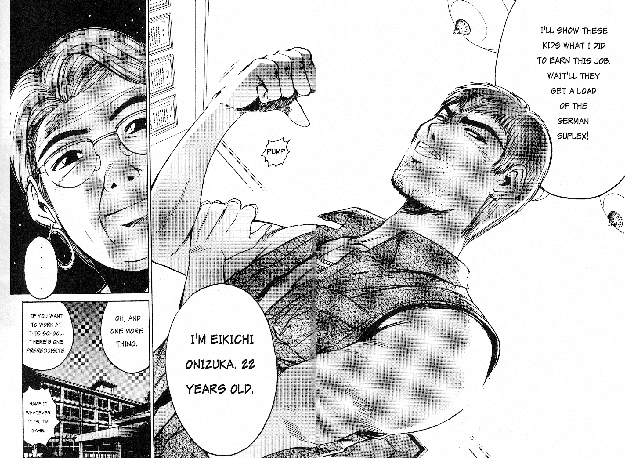 Great Teacher Onizuka Chapter 11 page 12 - Chapter 11: Application of the Reverse German Suplex