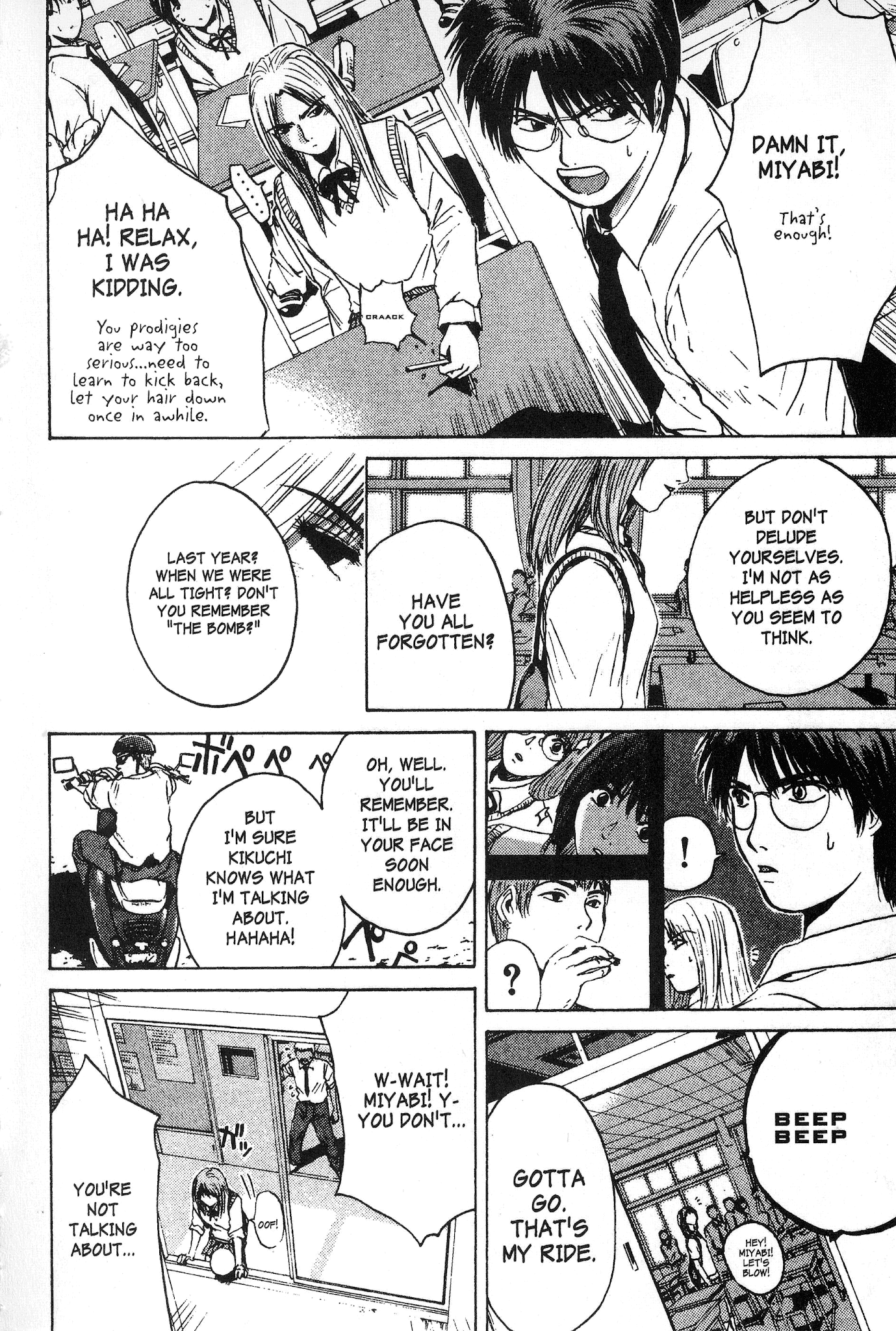 Great Teacher Onizuka Chapter 110 page 10 - Chapter 110: The Girl With Blue Hair