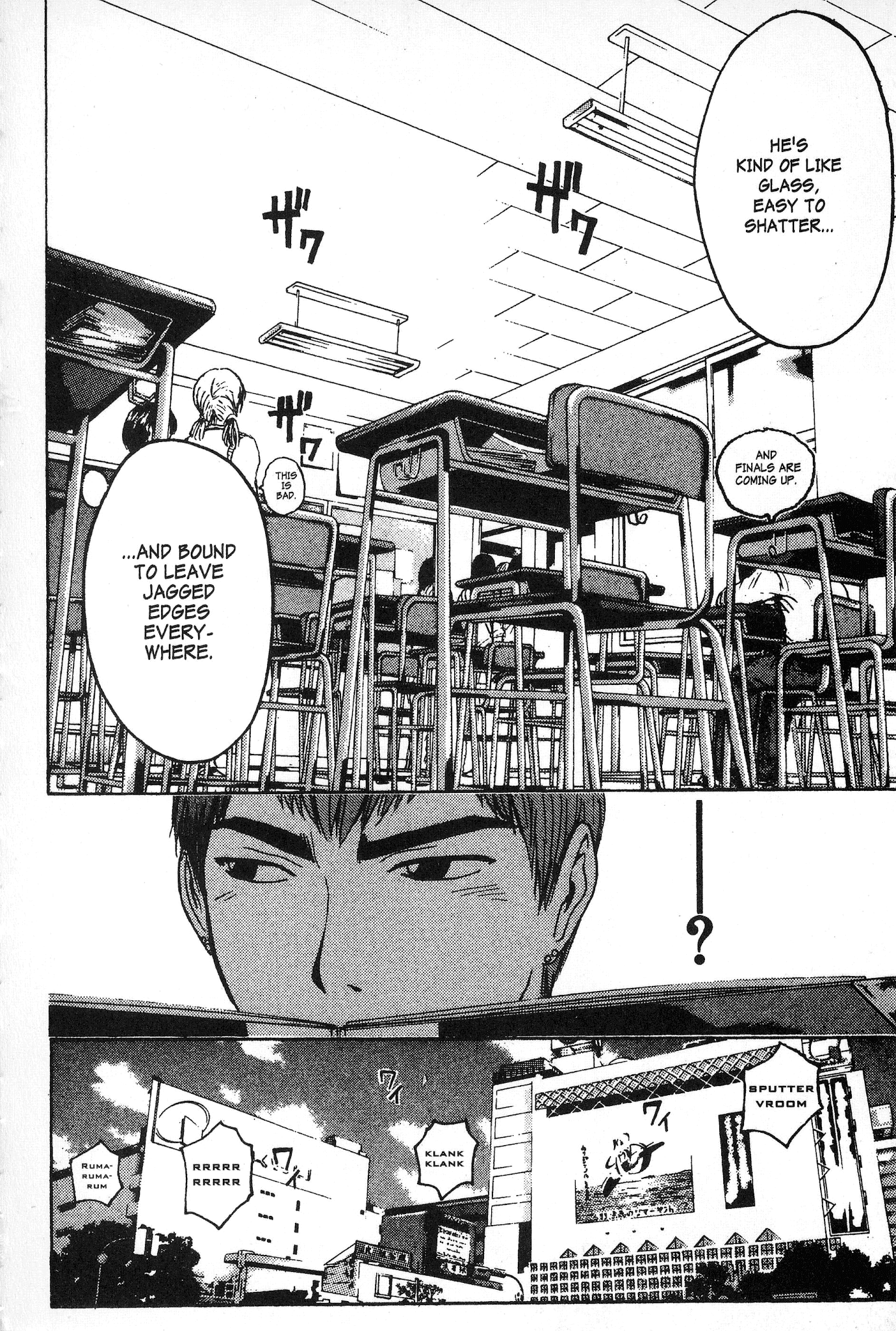 Great Teacher Onizuka Chapter 110 page 14 - Chapter 110: The Girl With Blue Hair