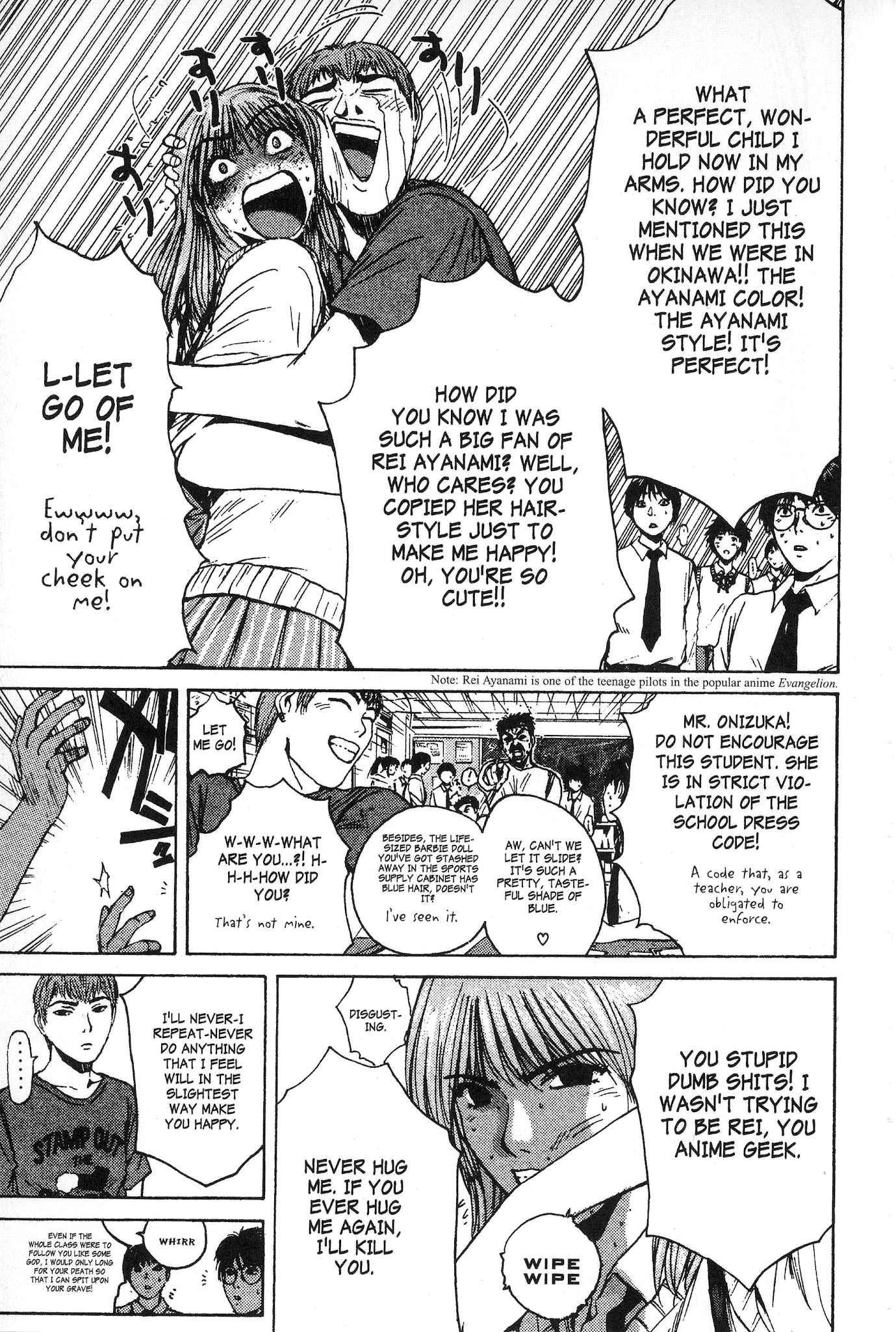 Great Teacher Onizuka Chapter 110 page 7 - Chapter 110: The Girl With Blue Hair